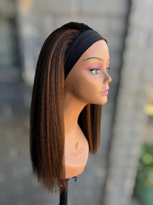 Color #1/30 Synthetic Headban Wig