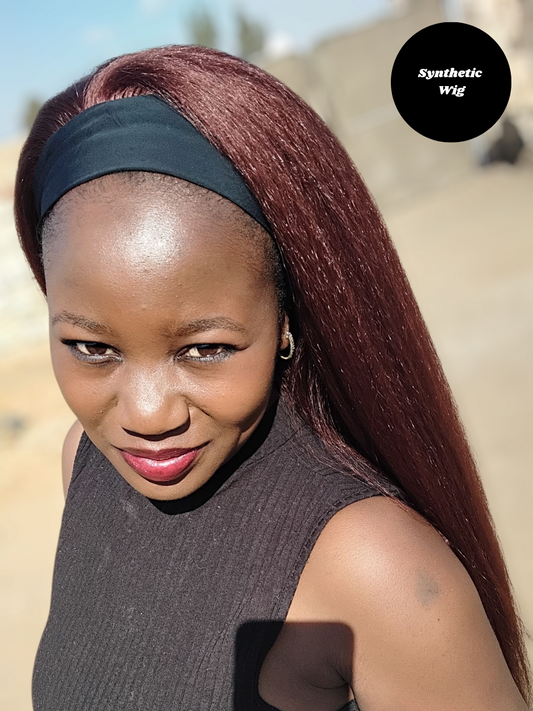 Color #33 Synthetic Headband Wig