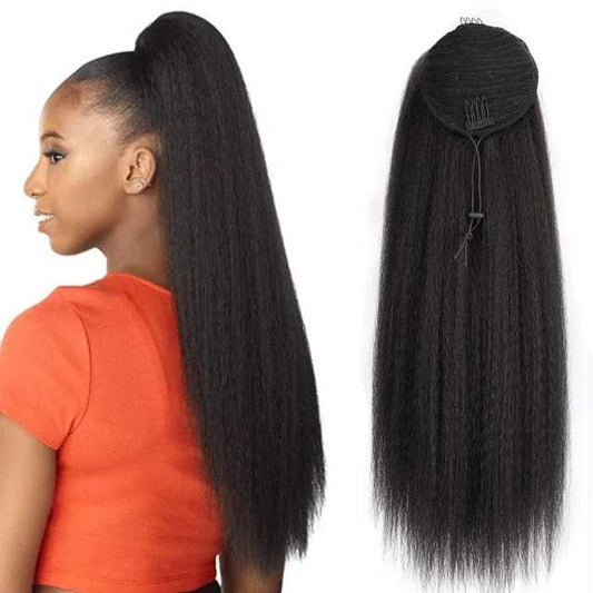 Kinky Straight Ponytail