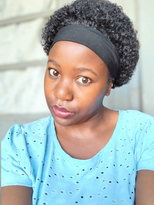 Afro Curly Headband Wig